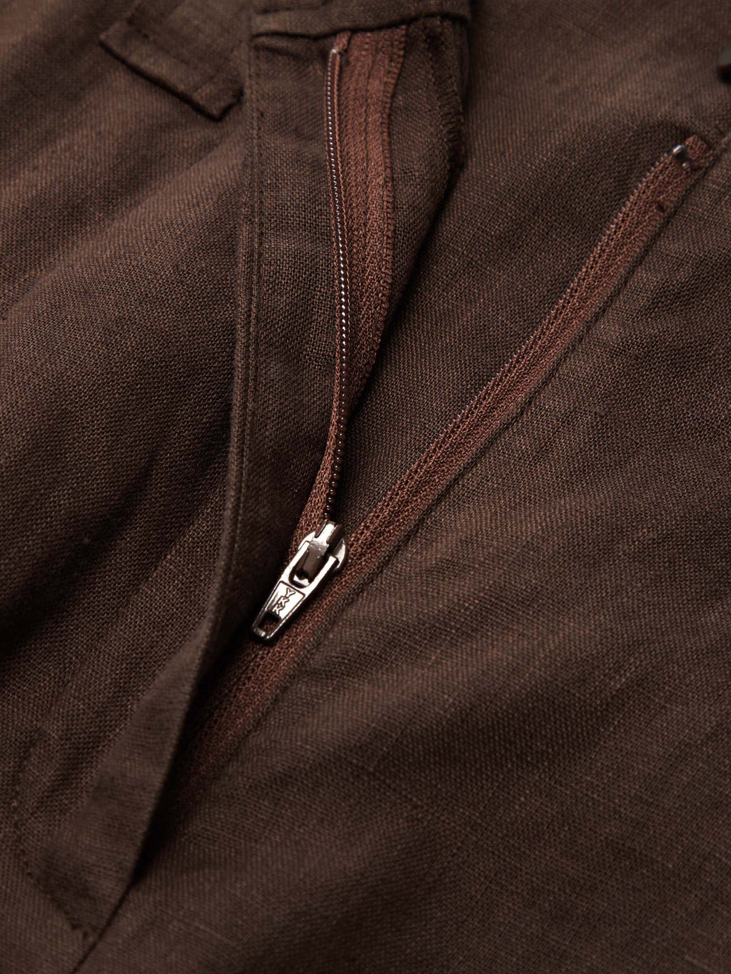 100% Linen A-Line Women Skirt With Braided Belt