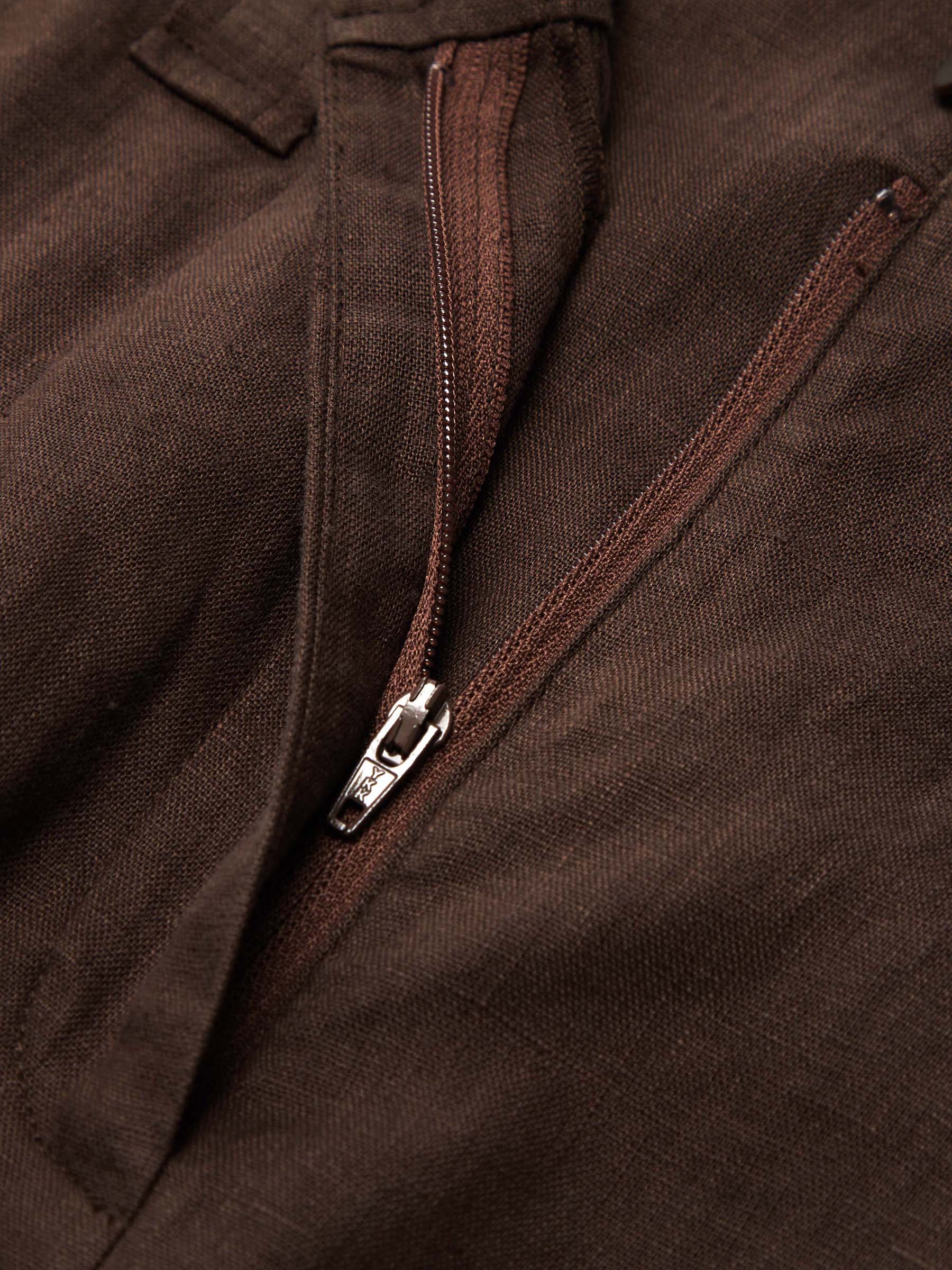 100% Linen A-Line Women Skirt With Braided Belt