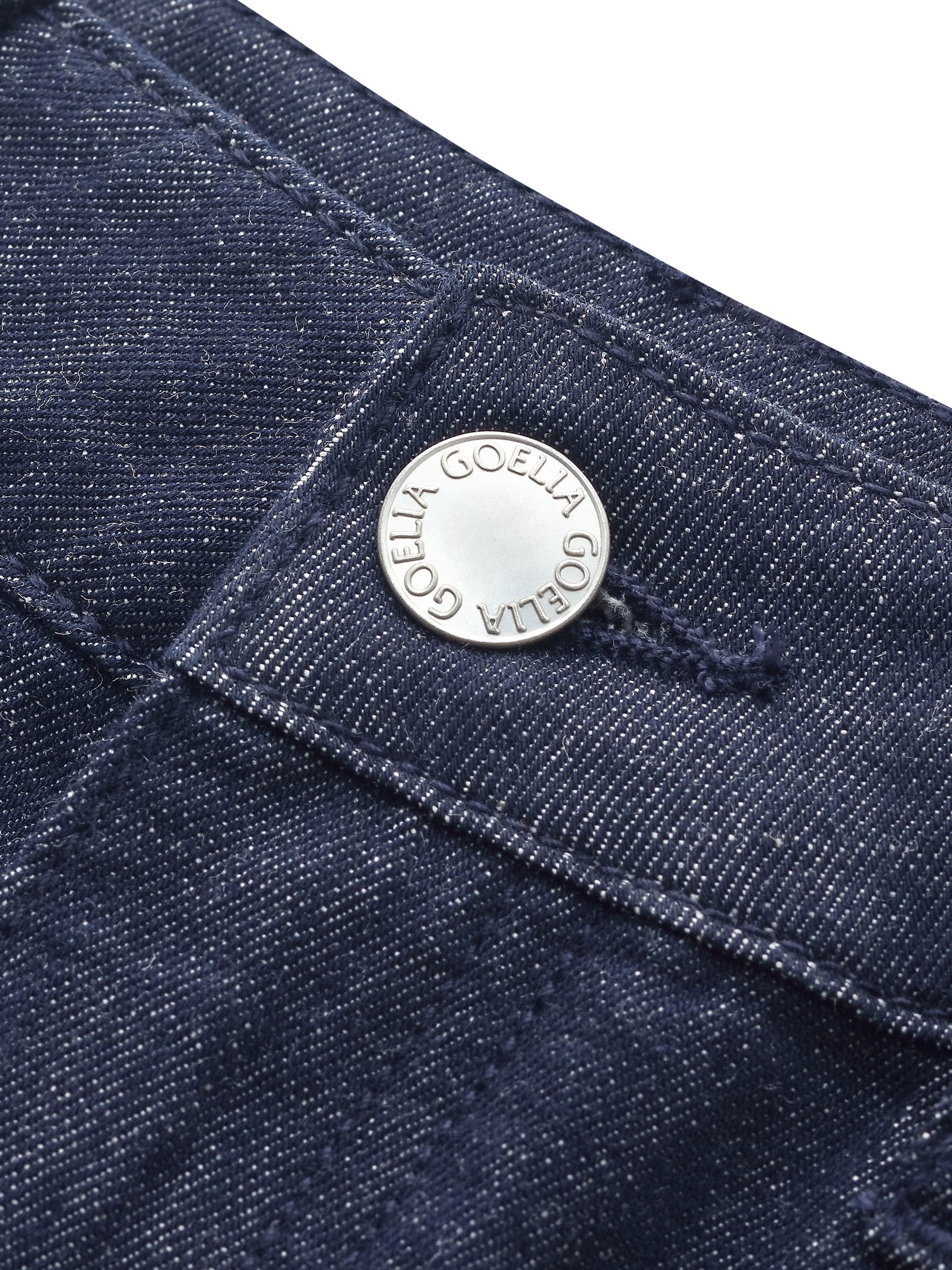 100% Cotton Denim Women Straight Leg Jeans