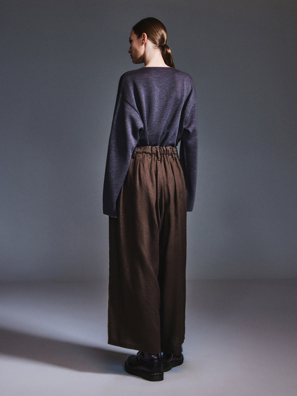 100% Linen Loose Fit Unisex Barrel Leg Pants