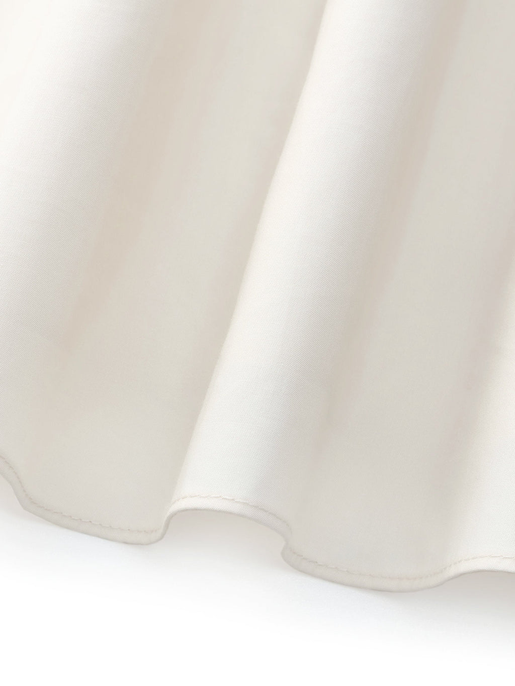 100% Cotton Ruffle Round Neck Top And A-Line Skirt Two-Piece Set