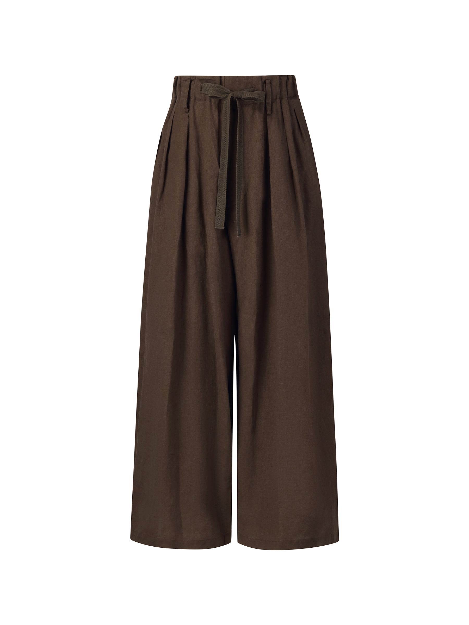 100% Linen Loose Fit Unisex Barrel Leg Pants