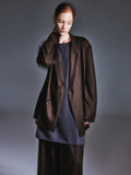 100% Linen Loose Fit H-Line Unisex Shop Coat